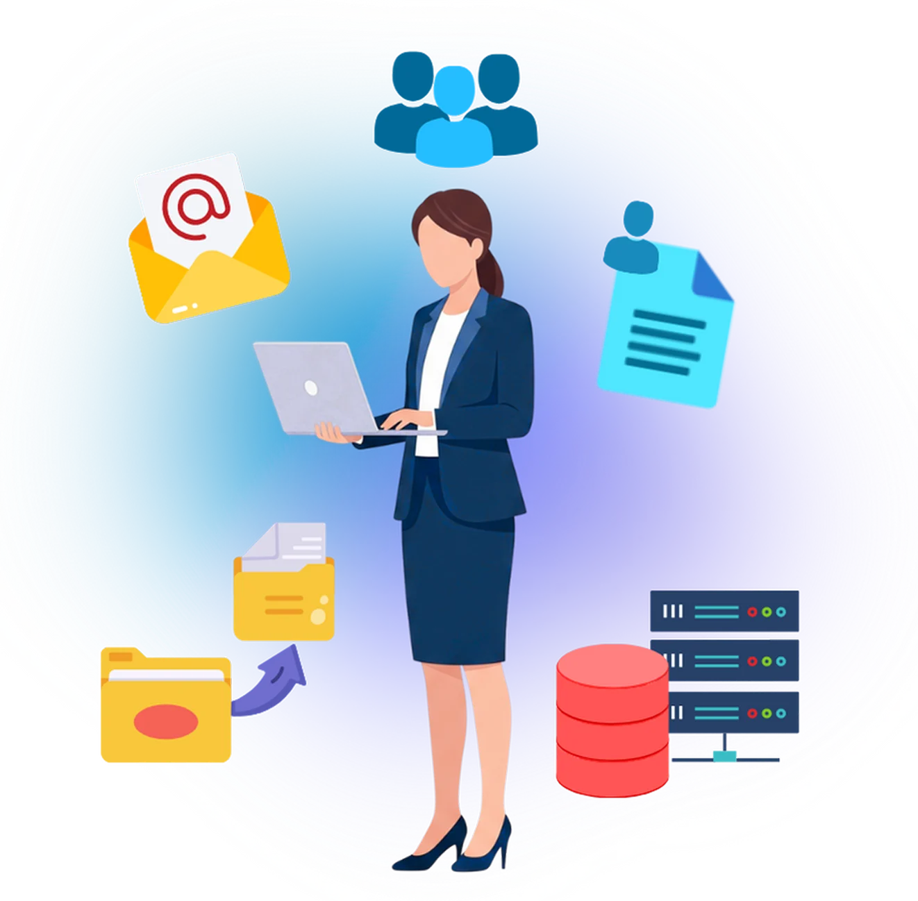 HR Letter Generation illustration