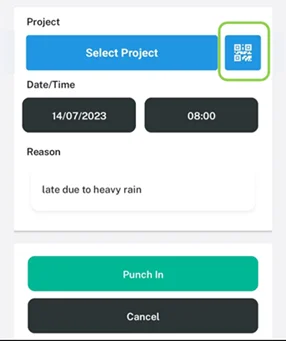 PayAdvisorMobile® Scan and Go QR code punch in feature overview