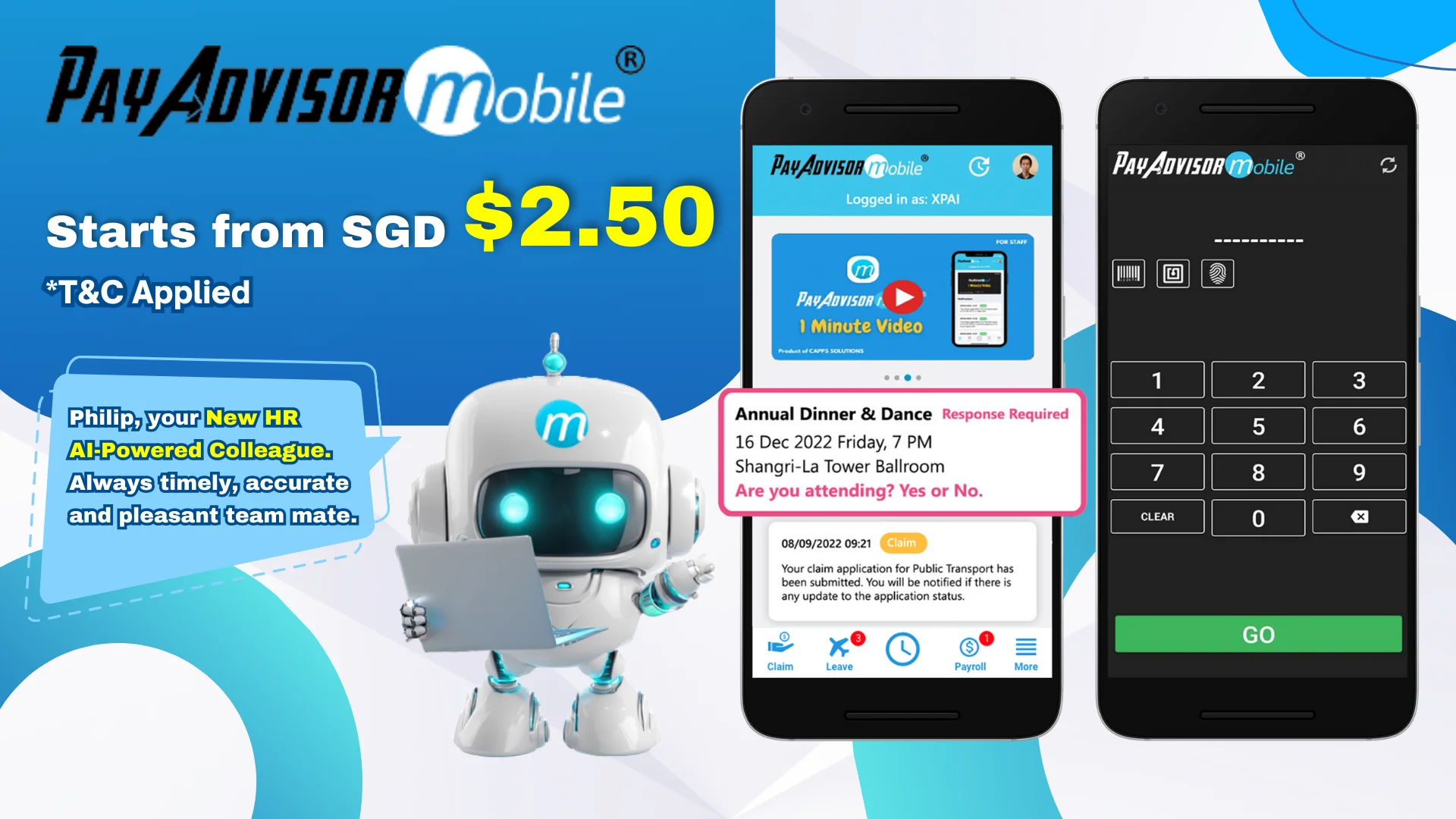 PayAdvisorMobile® detailed pricing comparison chart showing features across all packages